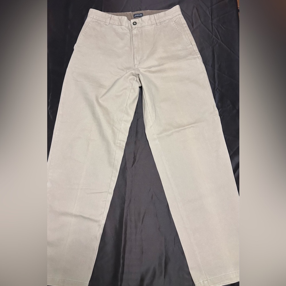 St. John's Bay Men's Khaki pants straight leg Size 34 X 34
